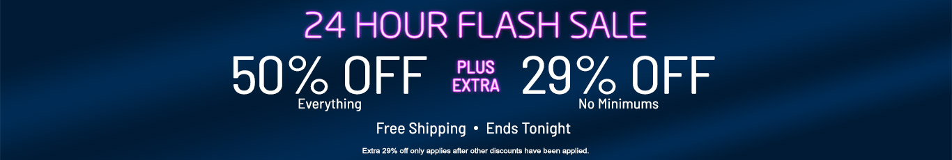 50% off everything + 29% off 