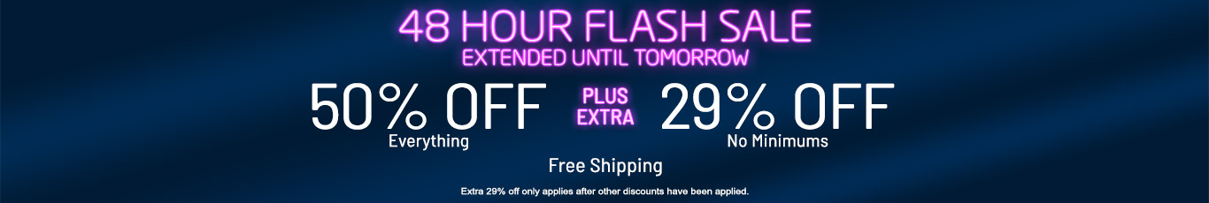 50% off everything + 29% off 