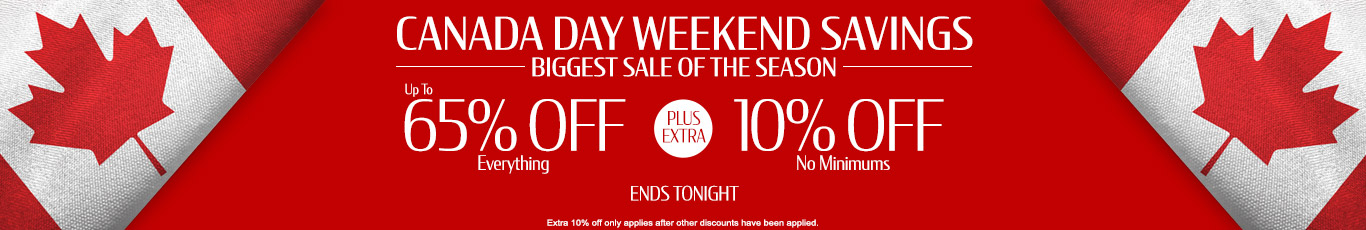 Up to 65% off everything + 10% off 